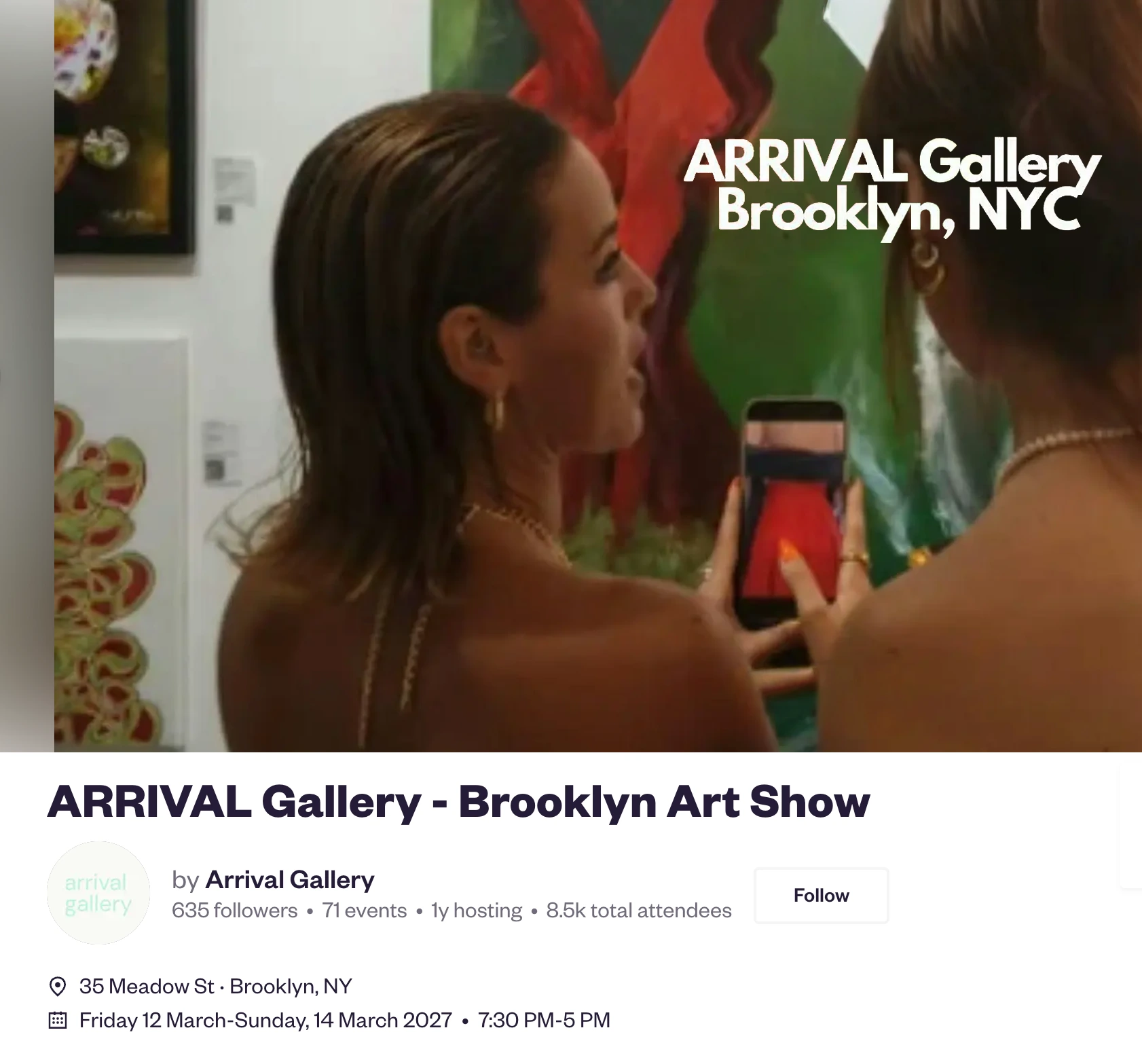ARRIVAL Gallery – Brooklyn, NYC